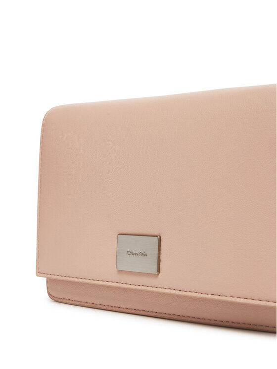 Calvin Klein Kabelka Calvin Klein Hardware Flap Crossbody K60K612967 Růžová