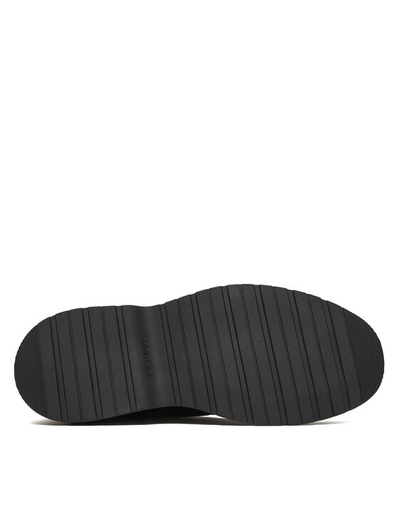 Calvin Klein Auliniai batai Calvin Klein Combat Apron Mid Boot Lth YM0YM01445 Juoda
