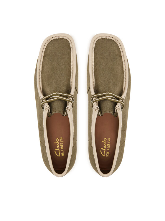 Clarks Туфлі Clarks Wallabee EVO 26186172 Зелений