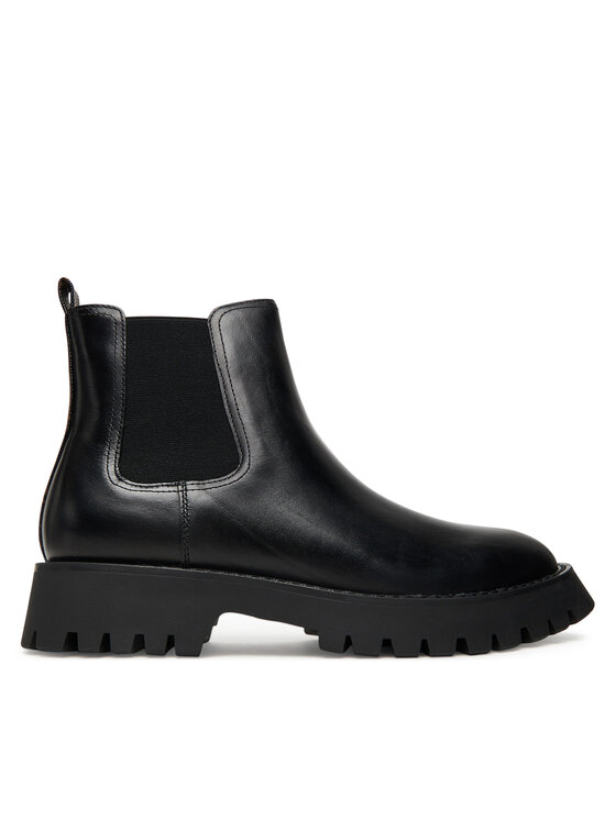 Guess Členková obuv s elastickým prvkom Guess FMTGOM LEA10 Čierna