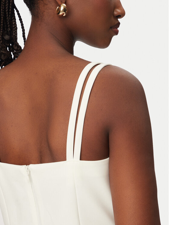 Rinascimento Rinascimento Top CFC0127891003 Blanco Slim Fit