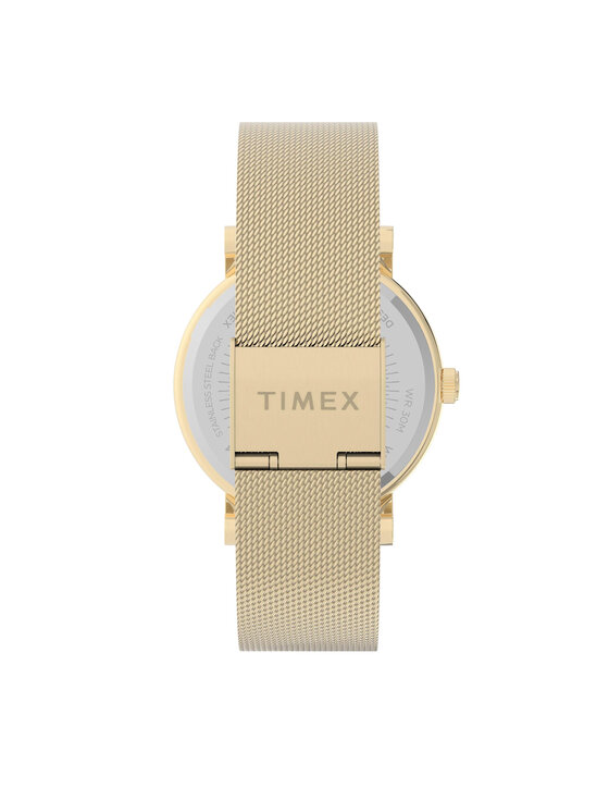 Timex Часовник Timex Originals TW2U05400 Златист