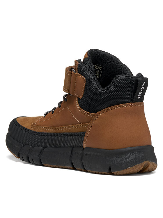 Geox Зимни обувки Geox J Flexyper Boy J369BA 032ME C0013 M Кафяв