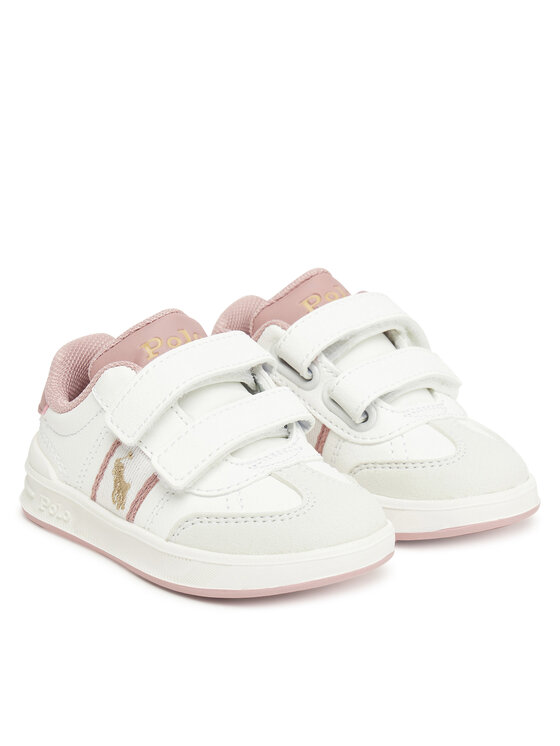 Polo Ralph Lauren Sneakersy Polo Ralph Lauren Heritage Court III T-Toe Ez RL03360101 Biela