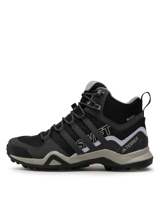 adidas Трекінгові черевики adidas Terrex Swift R2 Mid GORE-TEX Hiking Shoes IF7637 Чорний