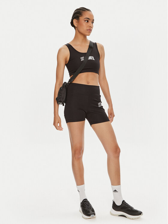 Karl Kani Karl Kani Reggiseno top Small Serif 6131340 Nero Slim Fit