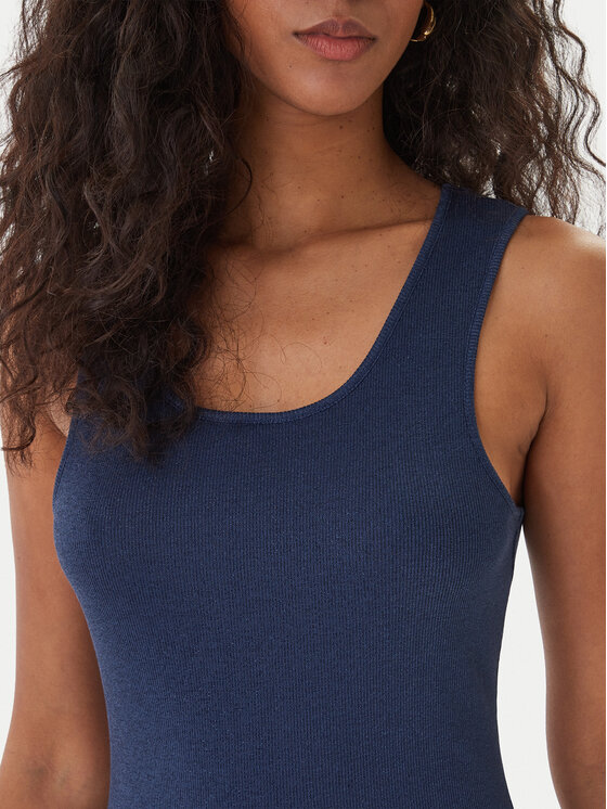 Fracomina Fracomina Top FS26ST4011K420Q7 Azul marino Slim Fit