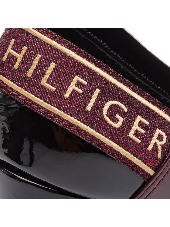 Tommy Hilfiger Scarpe basse Tommy Hilfiger Iconic Patent Loafer FW0FW04003 Bordeaux