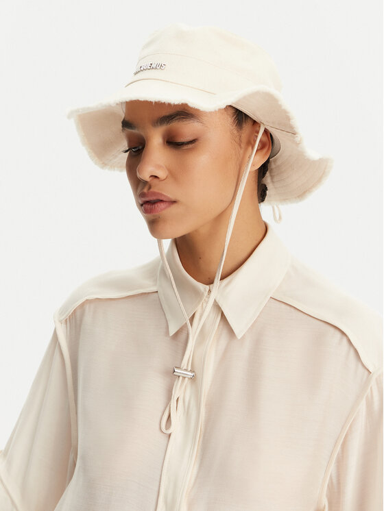 JACQUEMUS Klobouk JACQUEMUS 22E213AC002-5001 Béžová