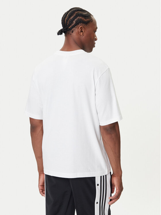 adidas adidas Футболка Leo JV7570 Білий Oversize
