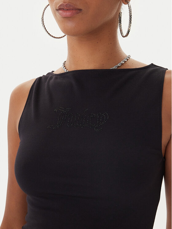 Juicy Couture Juicy Couture Top Mia JCWCT225315 Negro Slim Fit