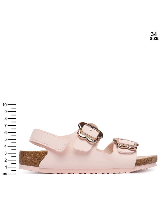 Birkenstock Босоніжки Birkenstock Milano Flower Buckle 1031654 S Рожевий