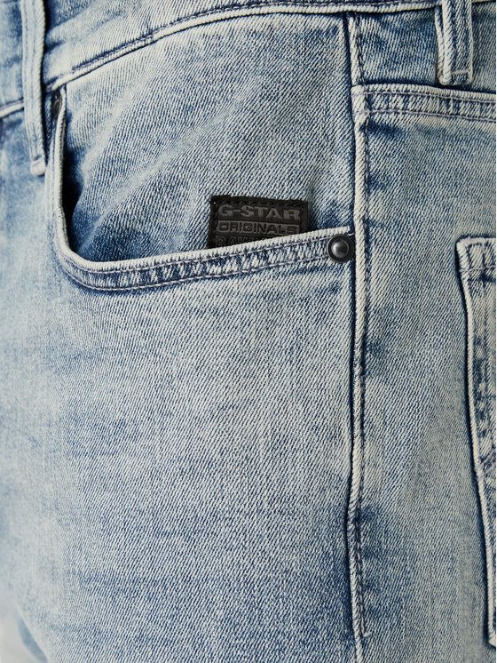 G-STAR G-Star Raw Pantaloncini di jeans Mosa D24430-E205 Blu Straight Fit