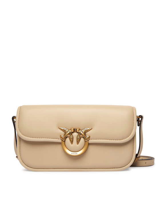 PINKO Geantă PINKO Love Box Baguette Al 25-26 PLTT 105083 A26L Bej