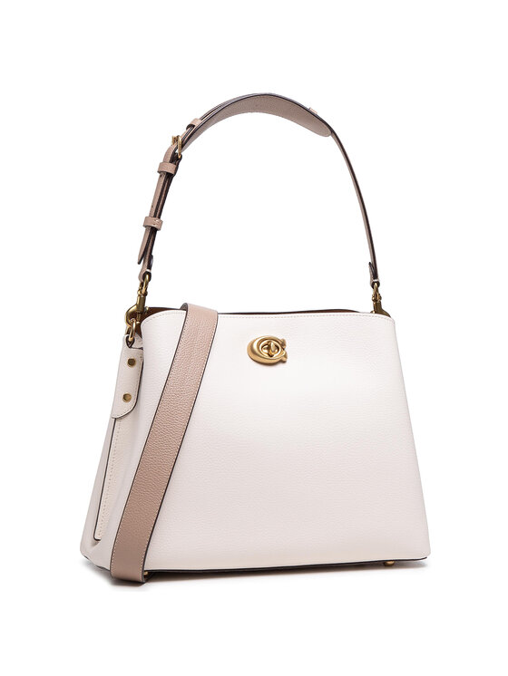 Coach Borsetta Coach Clrblk Willow Sb C2590 B4CAH Bianco