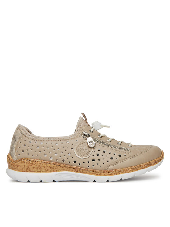 Rieker Сникърси Rieker N42P6-62 Бежов
