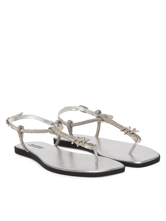 KARL LAGERFELD Босоніжки KARL LAGERFELD Olympia II KL87416 Срібний