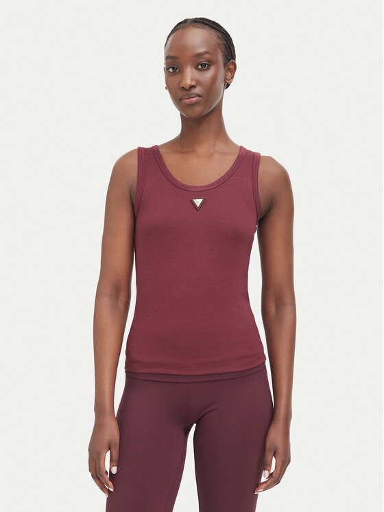 Guess Guess Top V6YP09 K4312 Guinda/burdeos Regular Fit
