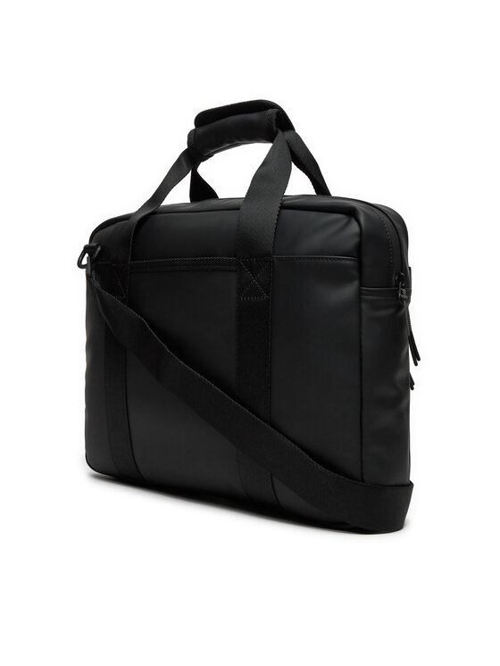 Tommy Hilfiger Geantă pentru laptop Tommy Hilfiger AM0AM12745 Negru