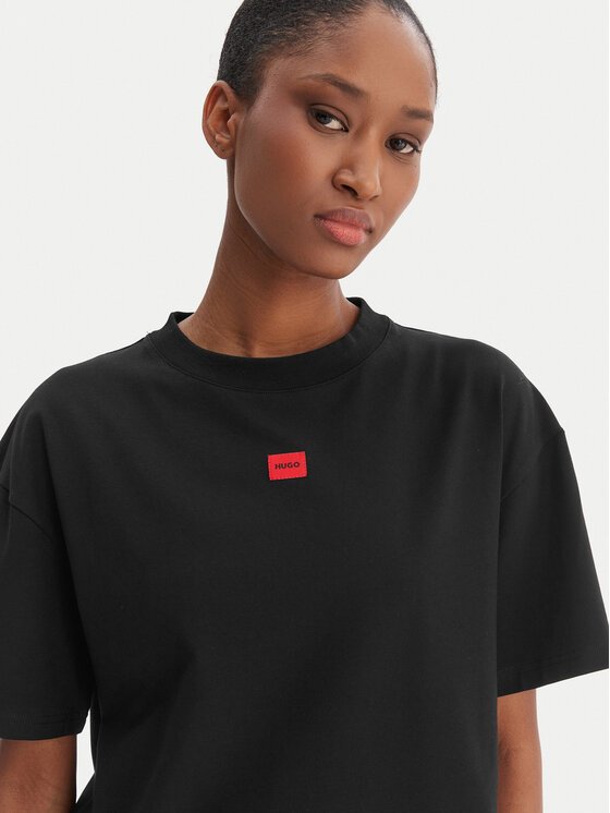 HUGO HUGO Camiseta Signature 50556807 Negro Regular Fit