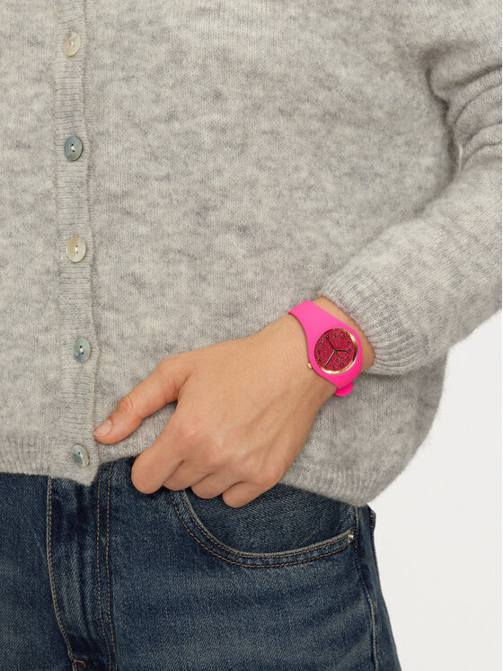 Ice-Watch Pulkstenis Ice-Watch Glitter 21224 Rozā