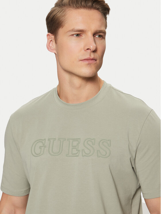 Guess Guess Футболка Z2YI11 J1314 Зелений Regular Fit
