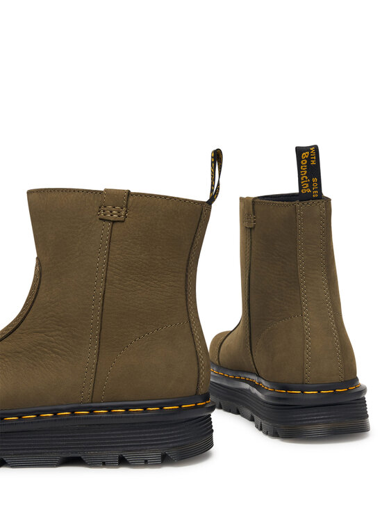 Dr. Martens Aulinukai Dr. Martens ZEBZAG Rigger Olive Wyoming DM42022300 Žalia