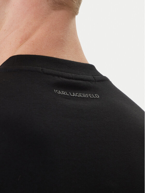KARL LAGERFELD KARL LAGERFELD Camiseta 755036 562221 Negro Loose Fit