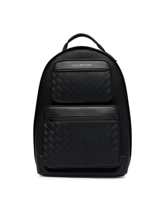 Tommy Hilfiger Nahrbtnik Tommy Hilfiger Th Modern Monogram Backpack AM0AM14683 Črna