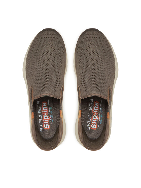 Skechers Sneakersy Skechers D'Lux Walker 2.0-Reeler 232463/BRN Hnědá