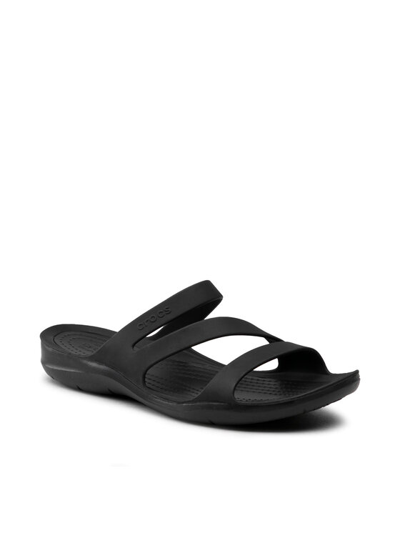 Crocs Şlapi Crocs Swiftwater Sandal W 203998 Negru