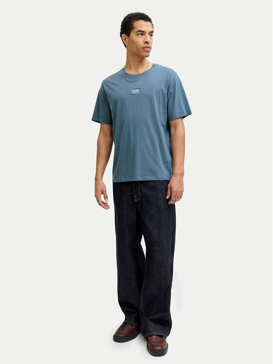 Jack & Jones Jack & Jones T-Shirt Corp Graphic 12268415 Blau Regular Fit