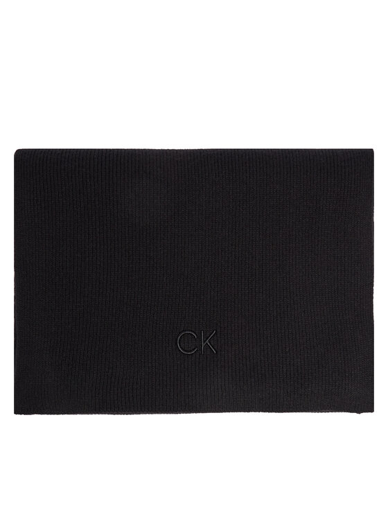 Calvin Klein Bufanda Calvin Klein Embroidery Fine K60K612601 Negro