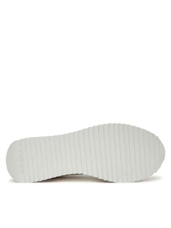 Calvin Klein Tenisice Calvin Klein Runner Lace Up - Jacq HW0HW02413 Écru