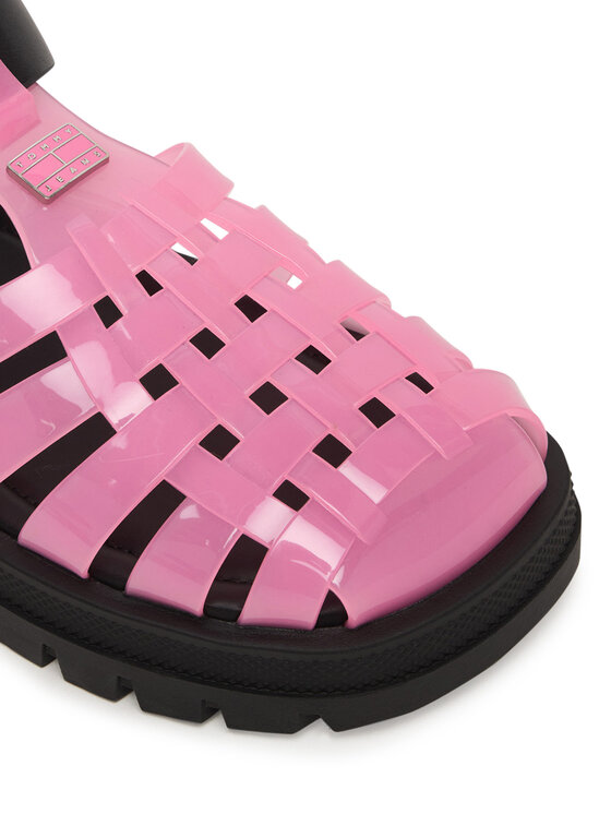 Tommy Jeans Sandales Tommy Jeans Tjw Jelly Fisherman Sandal EN0EN02949 Rozā