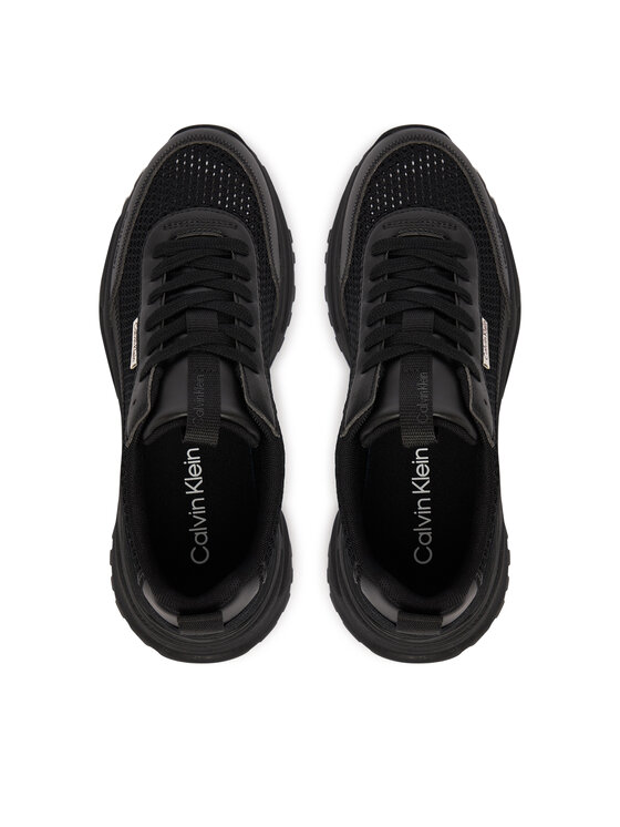 Calvin Klein Сникърси Calvin Klein Hike Runner Lup Lin Mesh HW0HW03000 Черен