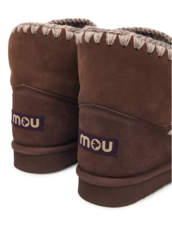 Mou Sněhule Mou Eskimo Scoubidou FW101124A Tmavě hnědá