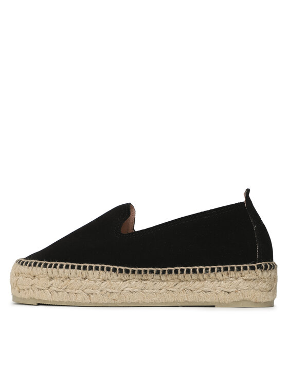 Manebi Espadryle Manebi Double Sole Espadrilles K 1.0 D0 Czarny