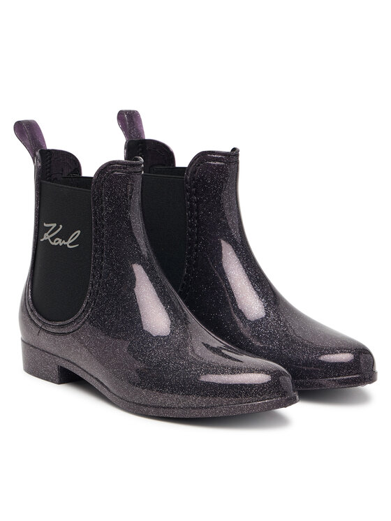 KARL LAGERFELD Гумени ботуши KARL LAGERFELD KL94775S Виолетов