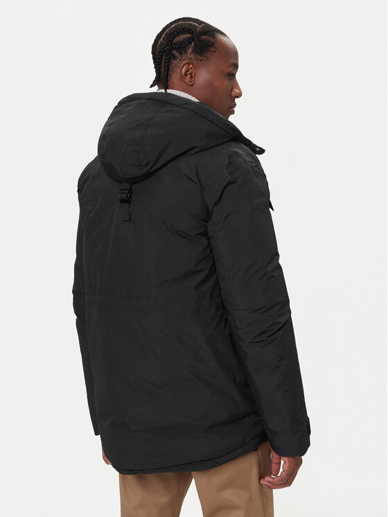 Hunter Hunter Куртка парка Angus HARM0018252 Чорний Regular Fit