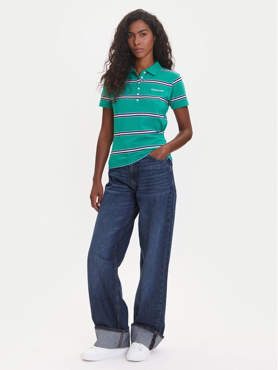 Guess Jeans Guess Jeans Топ 176097 Зелений Classic Fit