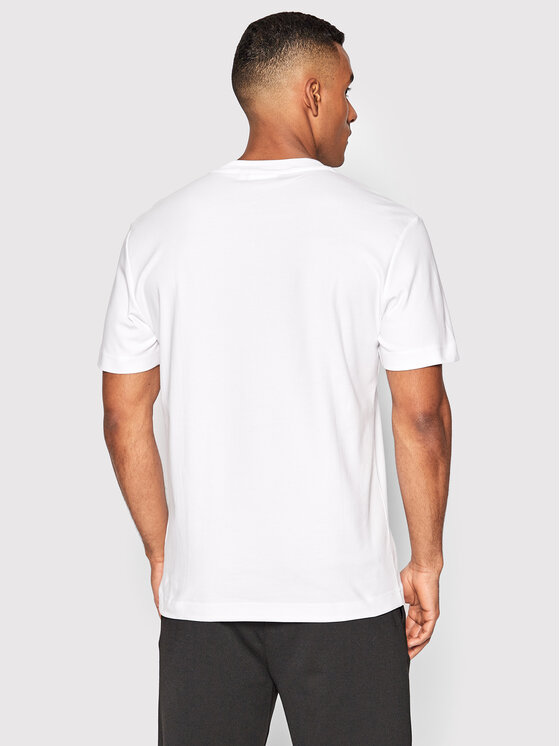 Calvin Klein Calvin Klein Majica Micro Logo Interlock K10K109894 Bela Regular Fit