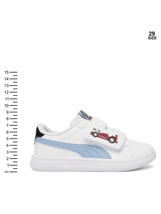 Puma Sneakersy Puma Puma Smash 3.0 Racing Crew V 408385 01 Biały