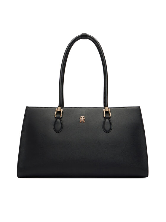 Tommy Hilfiger Τσάντα Tommy Hilfiger Th Grace Satchel AW0AW18750 Μαύρο