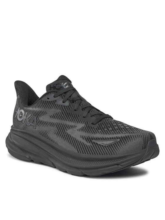 Hoka Взуття для бігу Hoka Clifton 9 Wide 1132210 Чорний