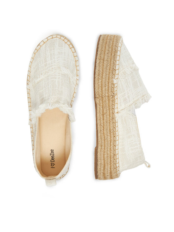 DeeZee Espadrile DeeZee 532502 Écru