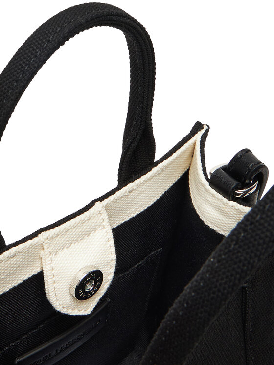 KARL LAGERFELD Ročna torba KARL LAGERFELD A3W50027 Črna