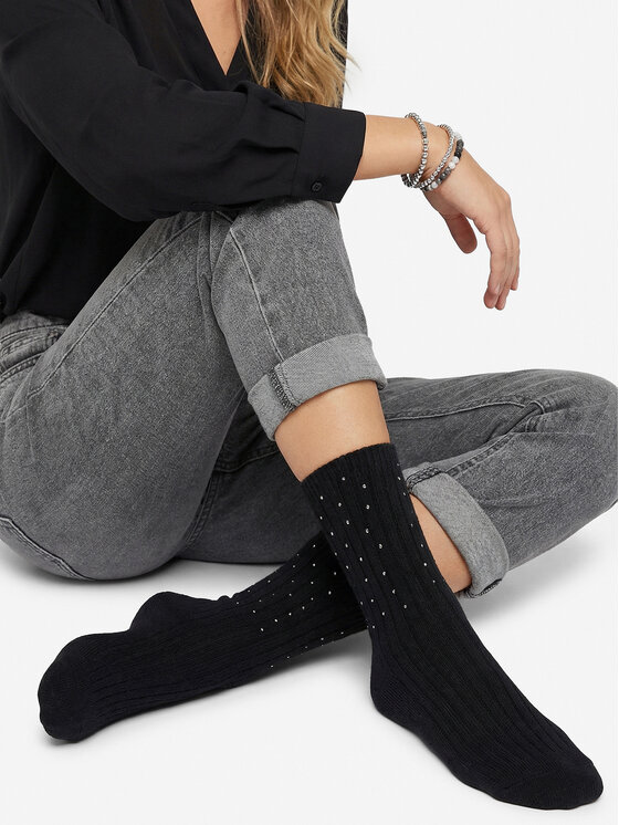 Nine West Довгі шкарпетки Nine West CEO_LA_NW_17636_W_AW25 (1-PACK) Чорний