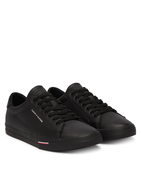 Tommy Hilfiger Tenisenes Tommy Hilfiger Vulc Core Rwb Long Lace Lth FM0FM05814 Melns