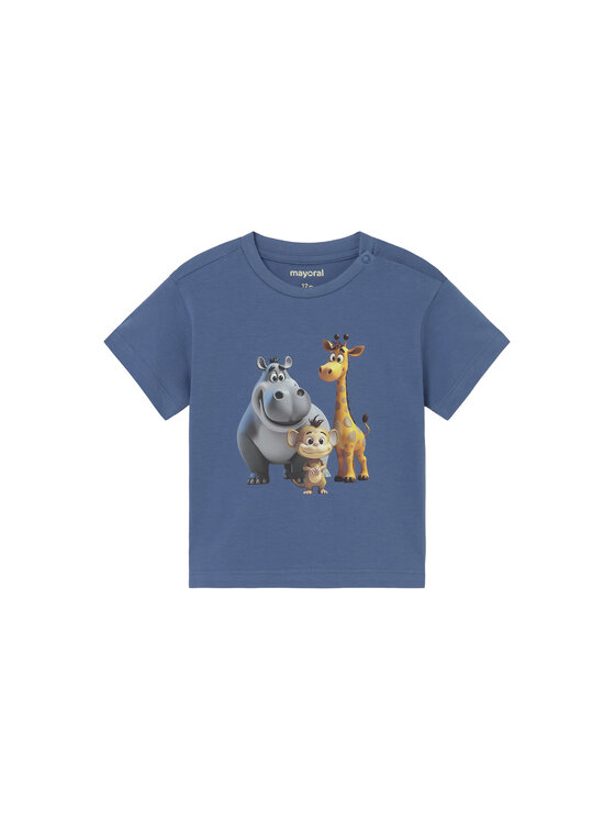 Mayoral Mayoral Camiseta 1008 Azul Regular Fit